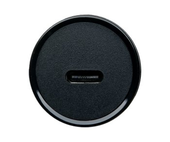 Automašīnas USB 20 W C ātrās uzlādes lādētājs, PD 3.0 ātrās uzlādes funkcija, melns, DINIC beztaras iepakojums